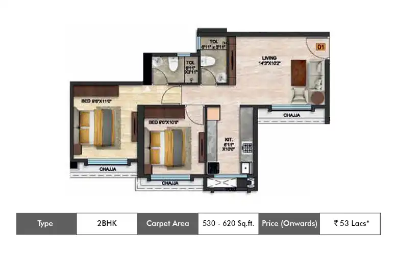 2 BHK