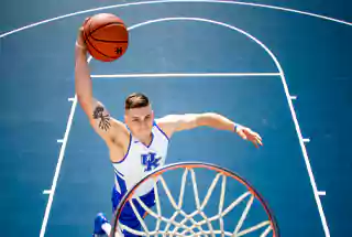 Half Basketball Post