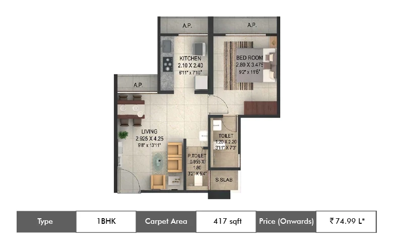 1 BHK-417