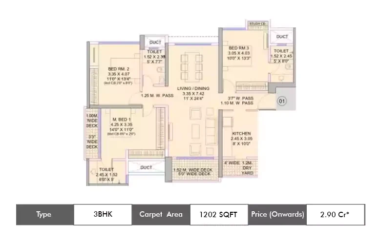 3 BHK-1202