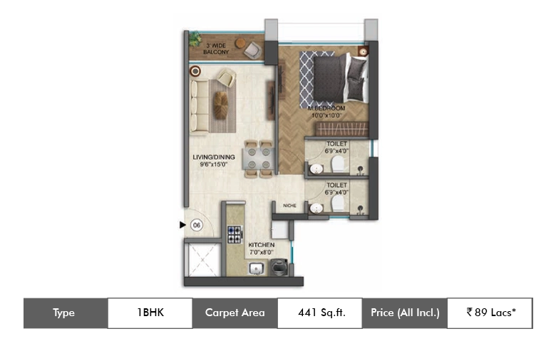 1 BHK-441