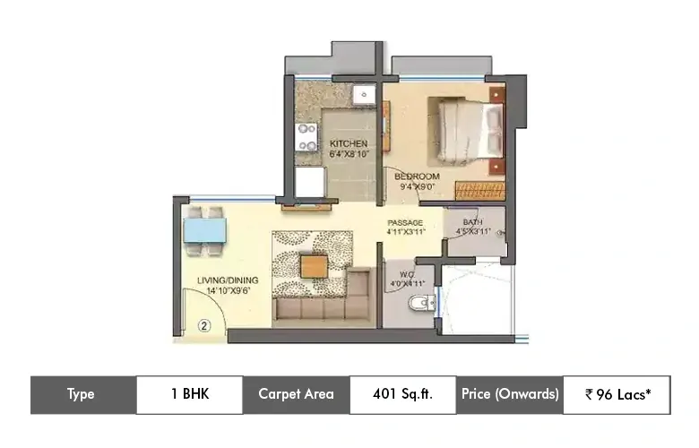 1BHK-401