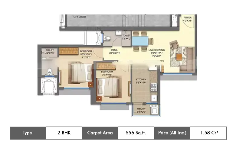 2BHK-556