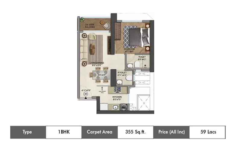 1 BHK-355