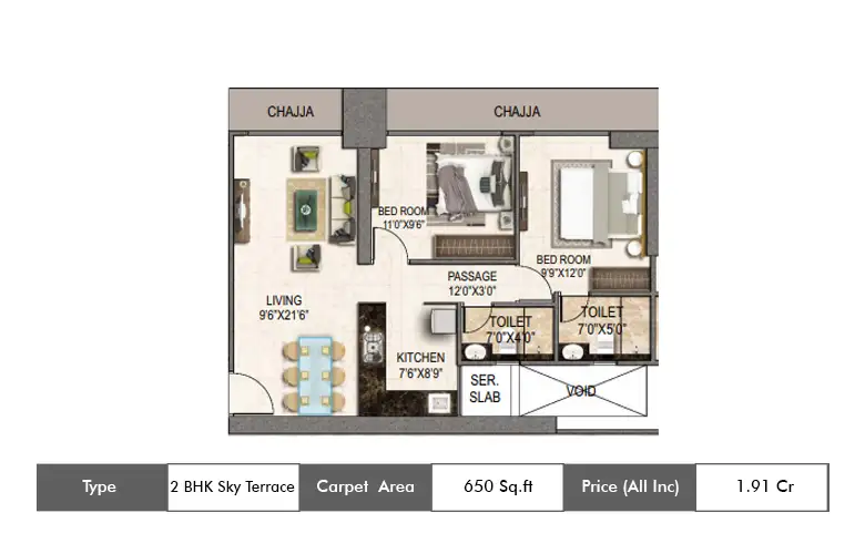 2BHK-620